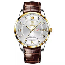 Load image into Gallery viewer, Luxury Brand Men Watches Waterproof Luminous Leather Quartz Man Wristwatch