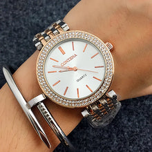 Load image into Gallery viewer, Luxury Simple Women's Wristwatches Full Stainless Steel Women Quartz Watch
