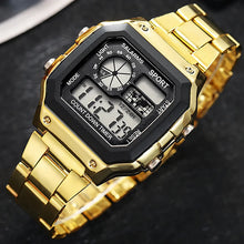 Load image into Gallery viewer, Men's Digital Luxury Stainless Steel Strap Sport Watches
