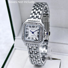 Load image into Gallery viewer, Light Luxury Brand Business Gold Stainless Steel Ladies Fashion Quartz Watches
