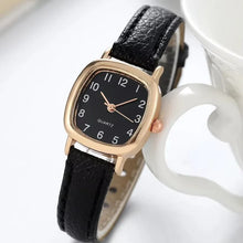 Load image into Gallery viewer, Square Women Simple Small Dial Student Watches Vintage Belt Quartz Wristwatch
