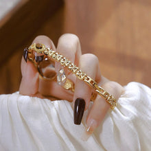 Load image into Gallery viewer, Quartz Small Dial Ladies Wrist Watches Rhinestone Gold Watches
