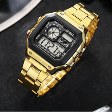 Load image into Gallery viewer, Men's Digital Luxury Stainless Steel Strap Sport Watches
