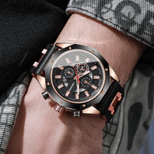 Load image into Gallery viewer, Luxury Large Dial Men's Sports Watch Fashion Silicone Band Quartz Wristwatches
