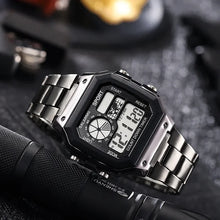 Load image into Gallery viewer, Men's Digital Luxury Stainless Steel Strap Sport Watches
