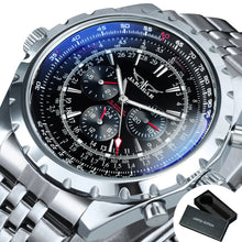 Load image into Gallery viewer, Mechanical Watch for Men Multifunctional Small Dials Leather Steel Strap
