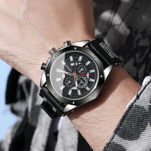 Load image into Gallery viewer, Luxury Large Dial Men's Sports Watch Fashion Silicone Band Quartz Wristwatches
