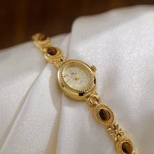 Load image into Gallery viewer, Quartz Small Dial Ladies Wrist Watches Rhinestone Gold Watches
